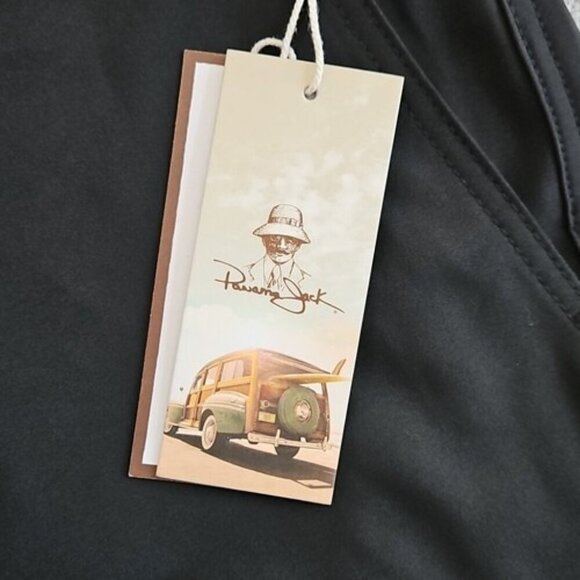 Panama Jack Shorts Men's 40 Black NWT Quick Drying 4 Way Stretch 8" Inseam NEW - Picture 7 of 12